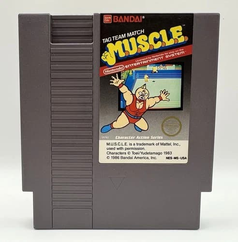 M.U.S.C.L.E. (Nintendo | NES) Retro | Vintage Video Game - Tested