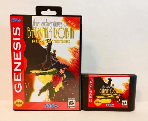 The Adventures of Batman and Robin - Remastered Sega Genesis or Mega Drive