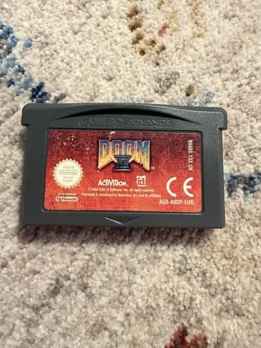 Doom II (2) Nintendo Game Boy Advance GBA GENUINE, TESTED & WORKING. Cart Only