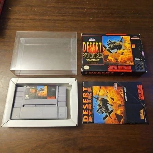 Desert Strike: Return to the Gulf (Super Nintendo) Complete - Tested - Authentic