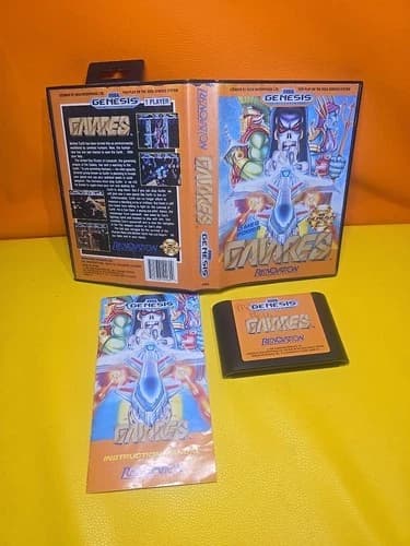 Gaiares (Sega Genesis, 1990) COMPLETE TESTED WORKING