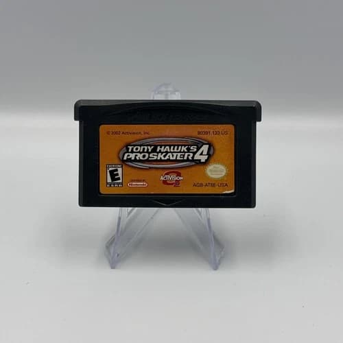 Tony Hawk's Pro Skater 4 GameBoy Advance GBA Cartridge Tested