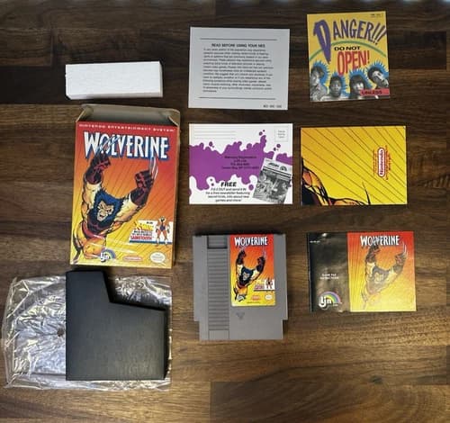 NES - Wolverine Nintendo (CIB) COMPLETE Authentic