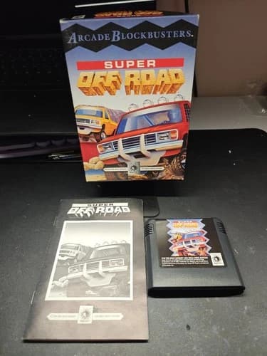 Super Off Road Sega Genesis CIB Arcade Blockbusters Box 1994