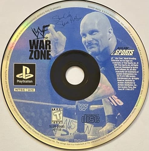 WWF War Zone - BL (Sony PlayStation 1, PS1) DISC ONLY | NO TRACKING | M645
