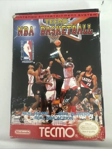 Tecmo NBA Basketball (Nintendo Entertainment System) Cib