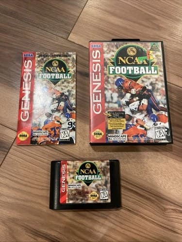 1994 Sega Genesis NCAA Football CIB Great Condition
