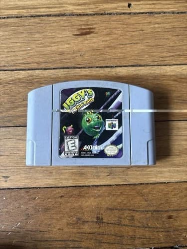 N64 Iggy's Reckin' Balls (Nintendo 64, 1998) Authentic Tested N64 Game Cartridge