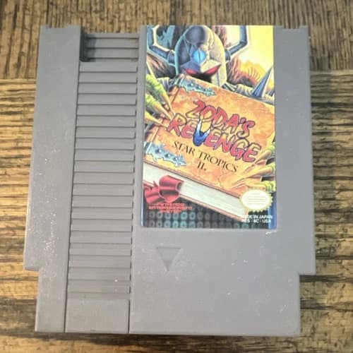 Nintendo Zoda's Revenge Star Tropics II NES Game Cartridge NTSC-U/C US/Canada