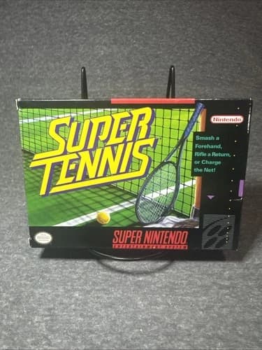 Super Tennis Super Nintendo Entertainment System SNES CIB 21