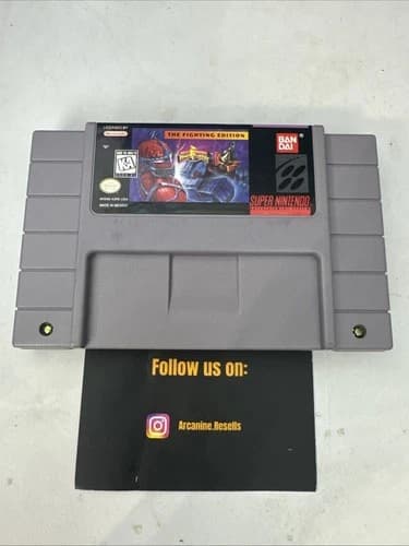 Mighty Morphin Power Rangers - The Fighting Edition (Super Nintendo SNES, 1995)