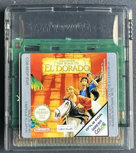 The Road to El Dorado: Gold And Glory Game Boy Color Complete Oroginal