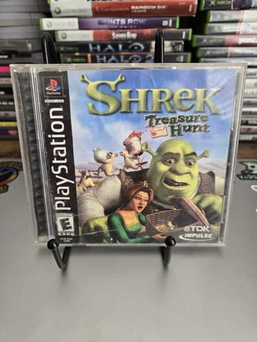 Shrek: Treasure Hunt (Sony Playstation 1 PS1, 2002) Complete Black Label