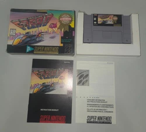 F-Zero SNES CIB Tested