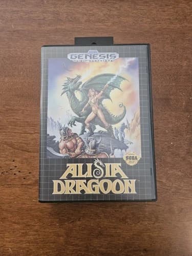 Alisia Dragoon Sega Genesis CIB Complete With Bix And Manual