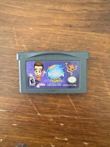 JIMMY NEUTRON BOY GENIUS: ATTACK OF THE TWONKIES NINTENDO GAMEBOY ADVANCE GBA