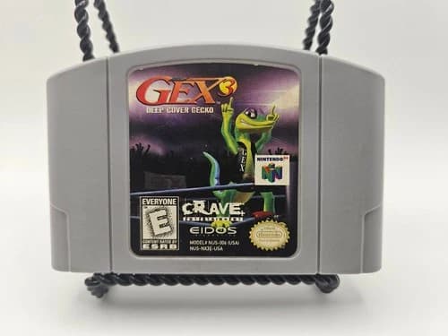 Gex 3: Deep Cover Gecko Nintendo N64 Game Authentic Cartridge Only Tested Works