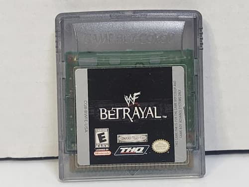 WWF Betrayal (Nintendo Game Boy Color, 2001) - Cartridge Only