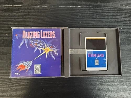 Blazing Lazers for Turbo Grafx 16 Complete In Case Great Shape TurboGrafx