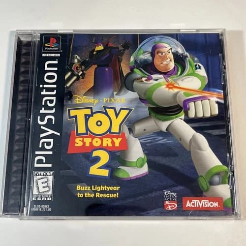 Toy Story 2: Buzz Lightyear to the Rescue (PlayStation 1 PS1, 1999) CIB Complete