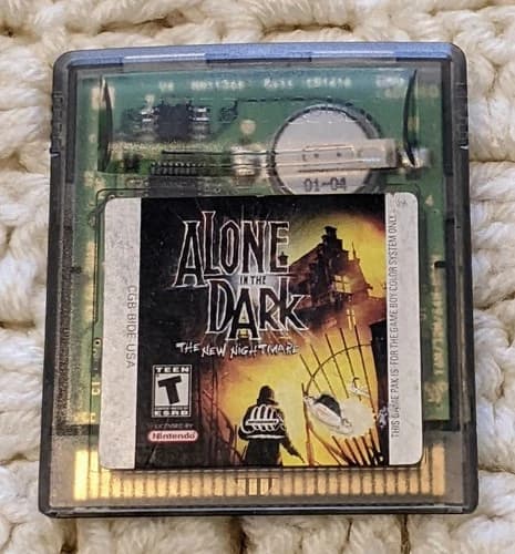 Alone In The Dark: The New Nightmare (Nintendo Gameboy Color) Tested Works