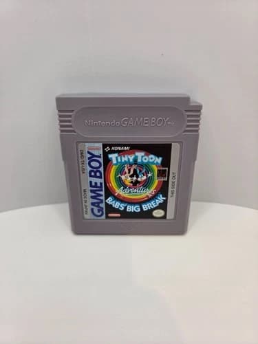 Tiny Toon Adventures: Babs' Big Break Nintendo GameBoy Authentic Tested Loose