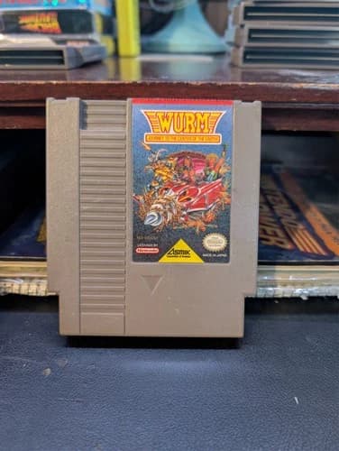 Wurm: Journey to the Center of the Earth Nintendo NES Cleaned Works Great
