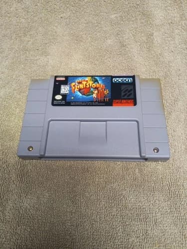 The FLINTSTONES The Movie for SNES Super Nintendo video game cart only TESTED