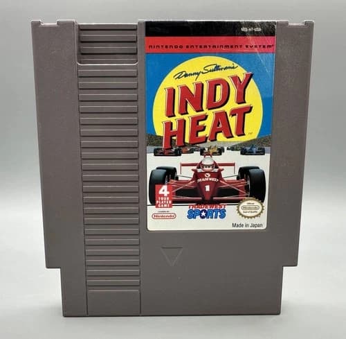 Danny Sullivan's Indy Heat Nintendo Entertainment System Video Game Cartridge 92