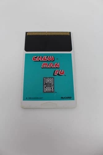 TurboGrafx-16 HuCard Chew Man Fu HuCard Only Tested Working