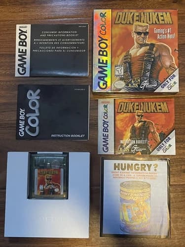 ‼️Duke Nukem (Nintendo Gameboy Color Boy GBC) Complete In Box CIB‼️