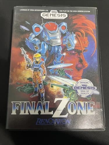Final Zone (Sega Genesis, 1990) CIB