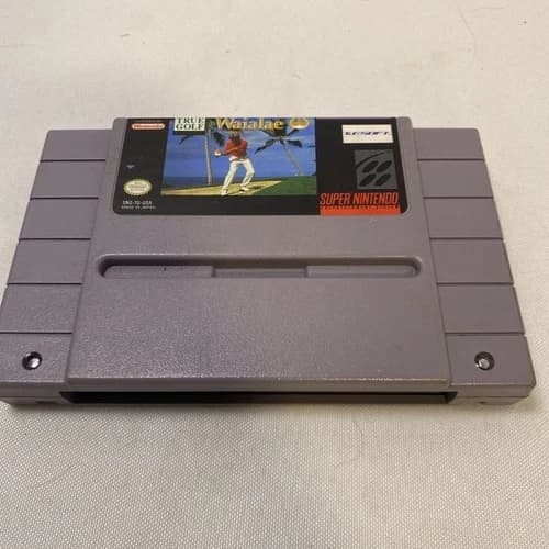 Waialae Country Club True Golf Classics Super Nintendo Vintage SNES