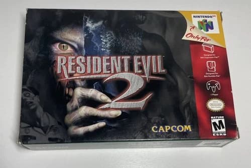 Resident Evil 2 (Nintendo 64, 1999) CIB Complete READ!!