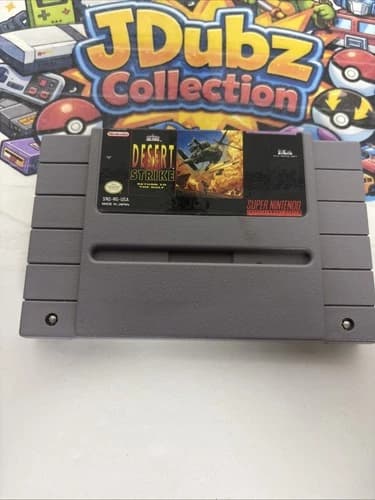 Desert Strike: Return To The Gulf (Super Nintendo) SNES TESTED game only