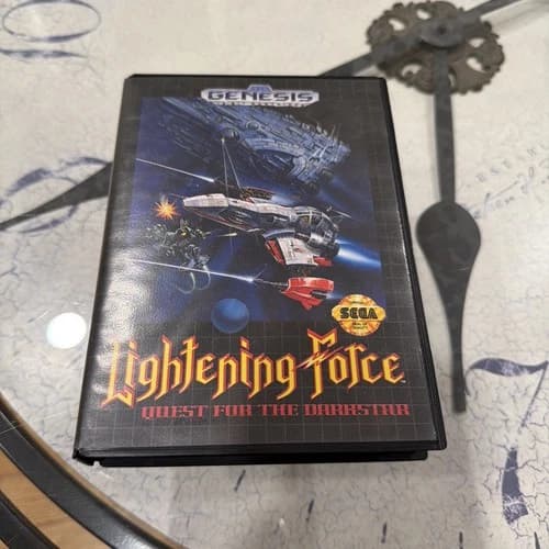 Lightening Force: Quest for the Darkstar (Sega Genesis) Complete CIB Excellent