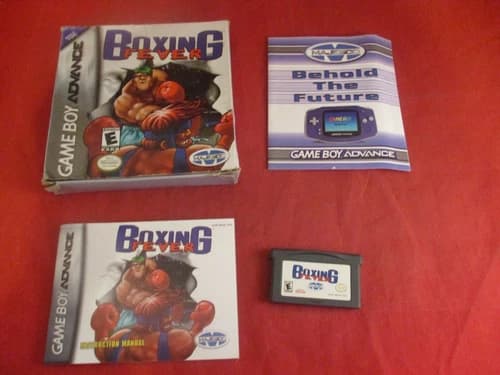 Boxing Fever (Nintendo Game Boy Advance, 2001) COMPLETE w/ Box manual game #H1