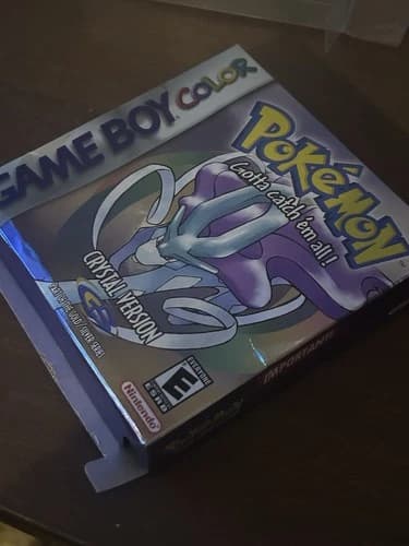 Pokemon Crystal Version GBC Gameboy Color 2001 Complete in Box Box ONLY