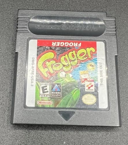 NINTENDO GAME BOY ORIGINAL FROGGER GAME CARTRIDGE. *PRE-OWNED*