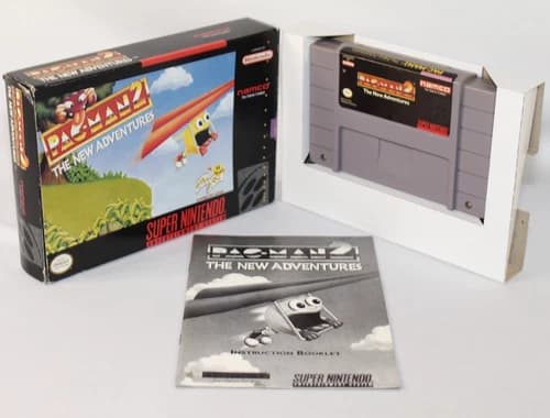 Pac-Man 2: The New Adventures SNES Super Nintendo Complete CIB! Good Condition!