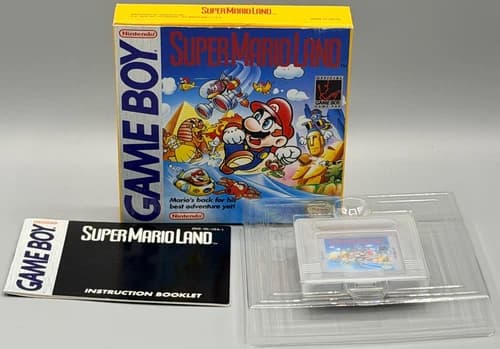 Super Mario Land Nintendo Game Boy CIB Complete W/ Manual Authentic