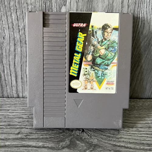 Metal Gear (Nintendo Entertainment System, 1988) NES - Tested - Cart Only