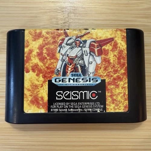 SEGA 💥 M.U.S.H.A. 💥 Genesis Shmup Rare Cart Clean Tested Works Musha 💎💎💎