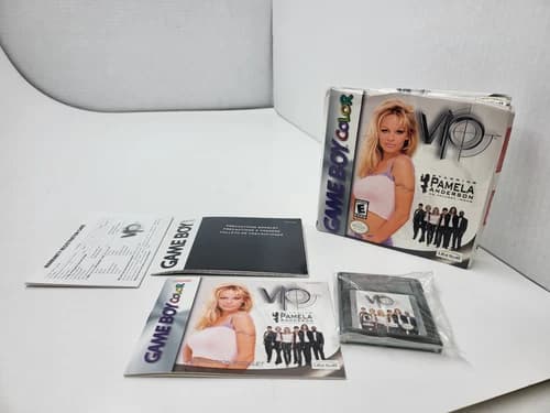 VIP Pamela Anderson CIB Complete W/Crushed Box V.I.P. Gameboy Color #G44