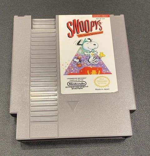 Snoopy's Silly Sports Spectacular (Nintendo NES, 1989) Tested Cartridge Only