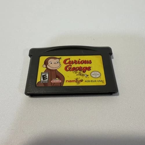 Curious George Nintendo Game Boy Advance Namco Video Game Cartridge Only