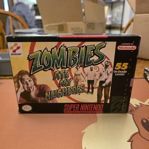 Zombies Ate My Neighbors (Super Nintendo SNES) Complete CIB