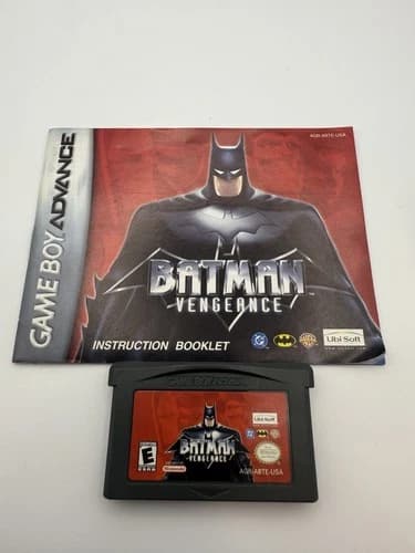 Batman: Vengeance (Nintendo GameBoy Advance, 2001) Tested & Working Authentic
