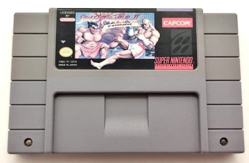 Street Fighter II Turbo (Super Nintendo SNES, 1993) *Cart Only* Authentic Tested