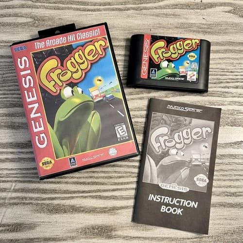 Frogger (Sega Genesis, 1998) CIB Tested Working
